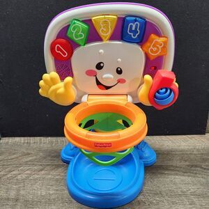 Fisher Price Laugh and Learn Learning Basketball Adjustable Height*Missing Balls